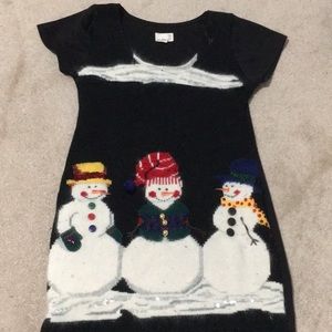 Urban Outfitters ugly Christmas sweater mini dress